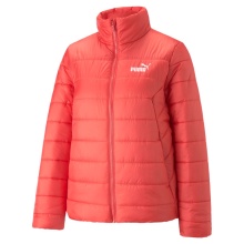 Puma Winter Jacket Essential Plus Padded (padded, warm, water-repellent) salmon pink Women